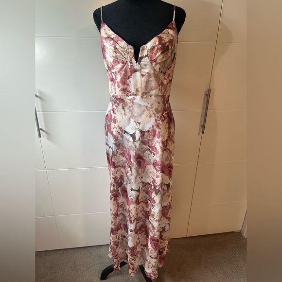 NWT Selfless Leslie Rose Midi Dress XXL/16 - Picture 3 of 17